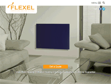 Tablet Screenshot of flexelinternational.com